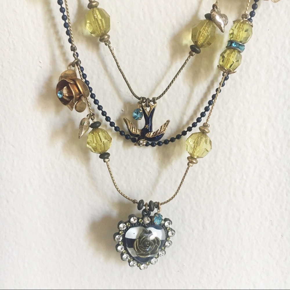 Betsey Johnson Multi Colored Nautical Necklace